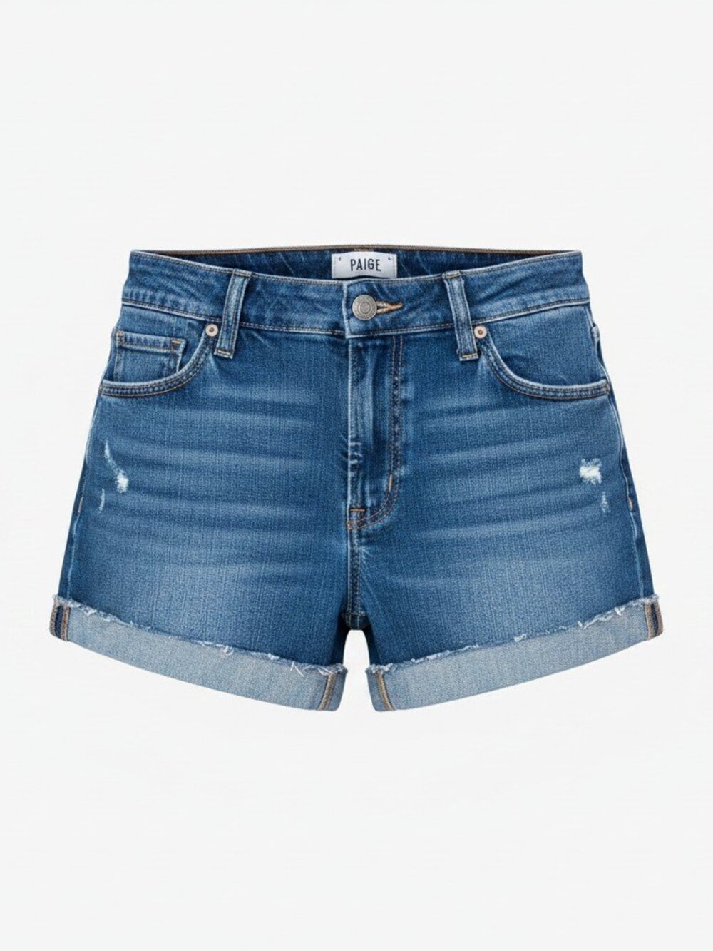 PAIGE Jimmy Jimmy Shorts Size 27 Distressed Cuffed Denim